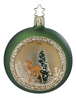 In the Woods - 8cm<br>Refector Ball Fir Green